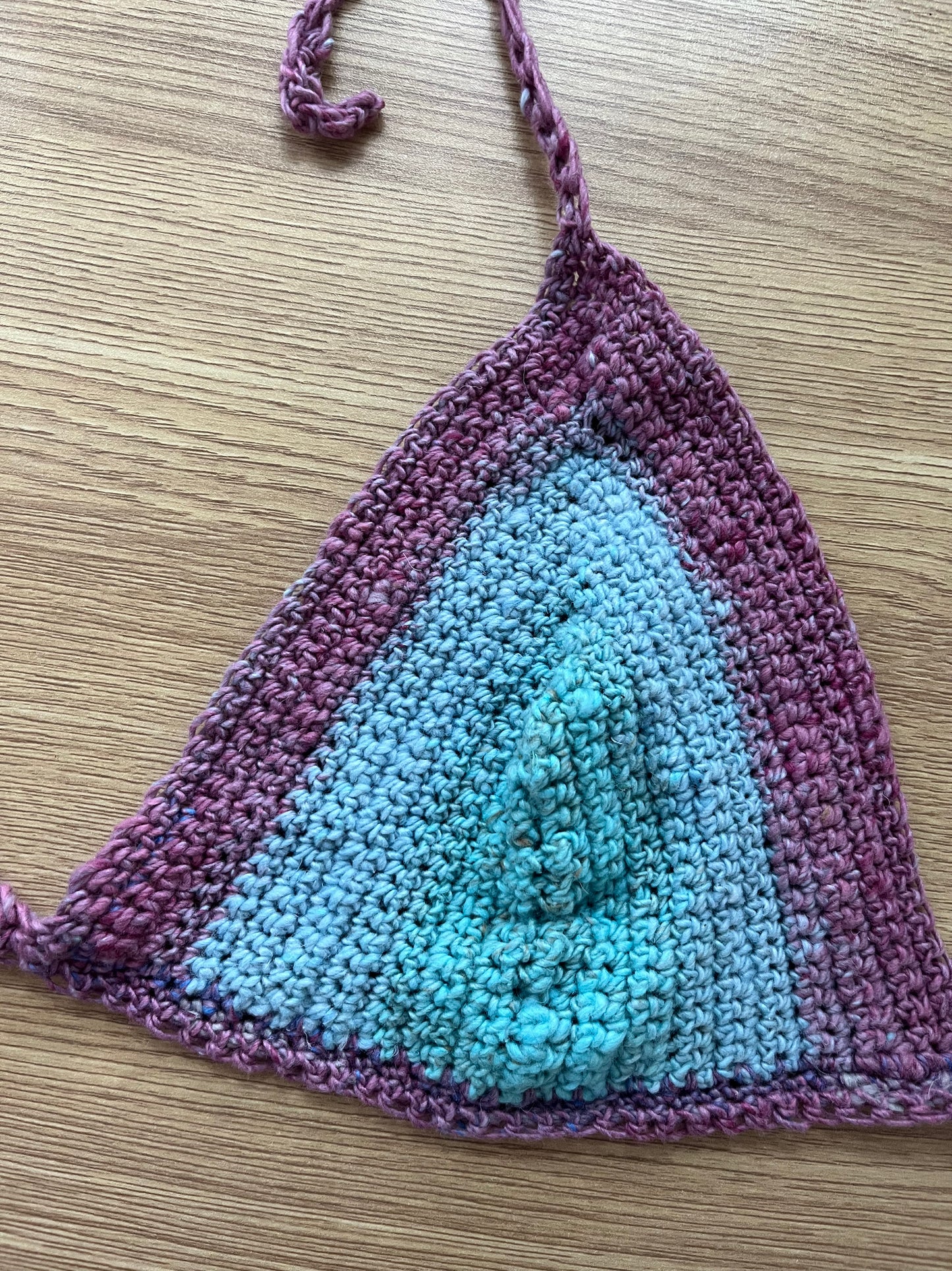 Silk/ Cotton Bikini top
