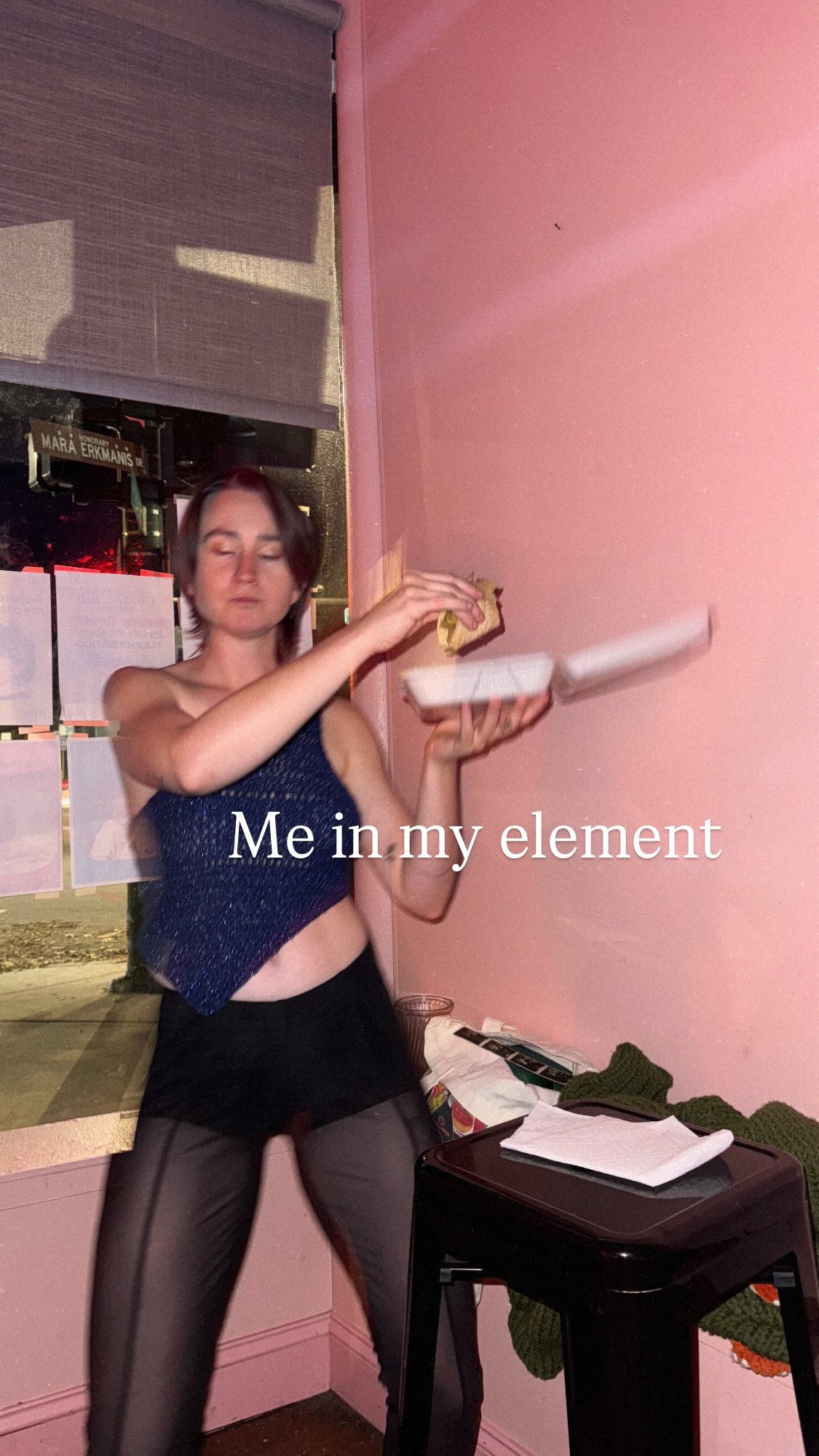 Asymmetrical Blue Top