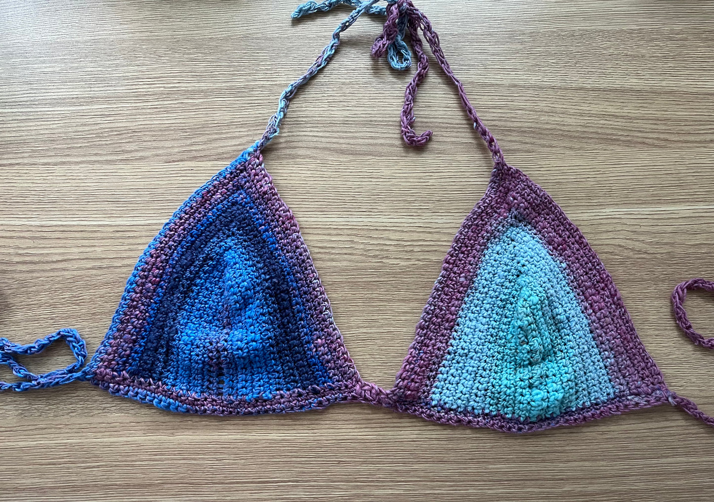 Silk/ Cotton Bikini top