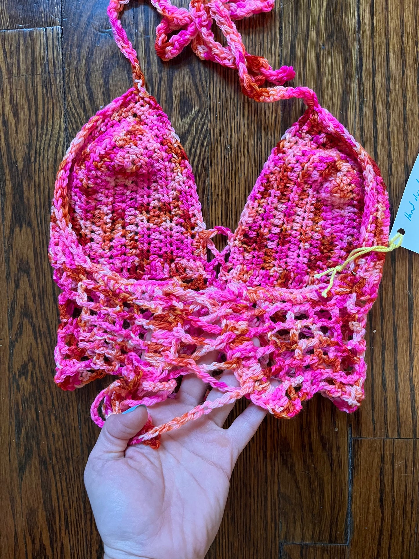 Hand Dyed Dalias Top