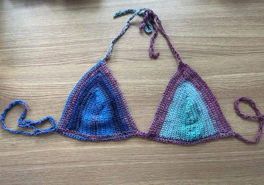 Silk/ Cotton Bikini top