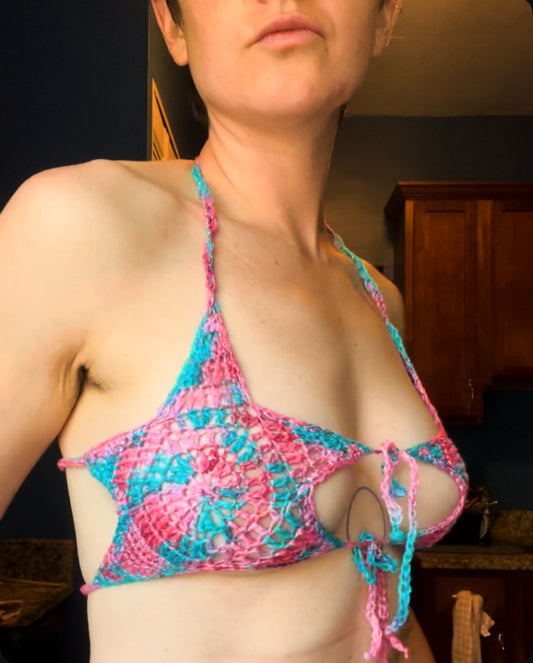 Cotton Candy Star Dust Bikini
