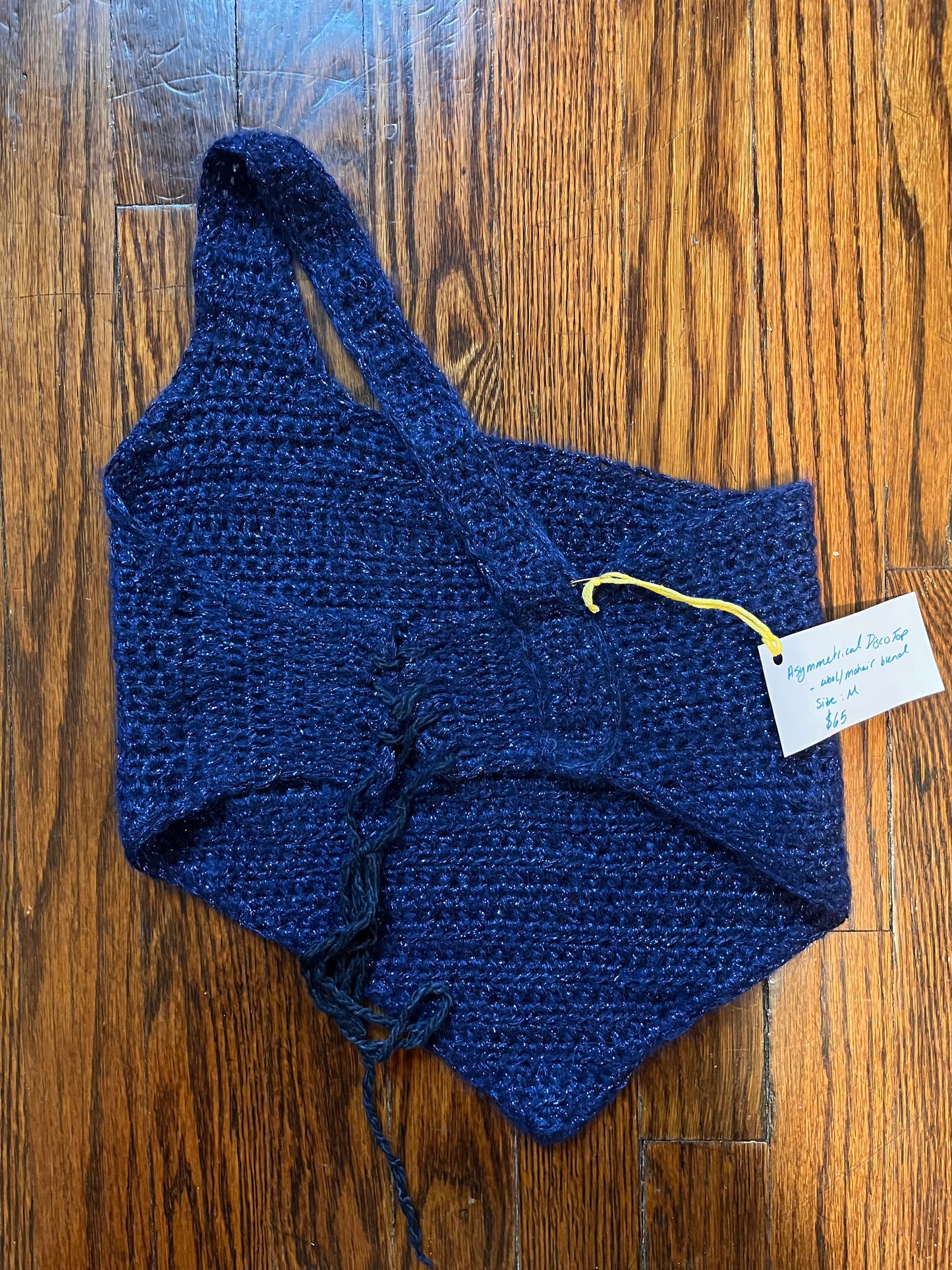 Asymmetrical Blue Top